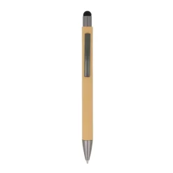 Gift Campaign Penna a sfera in carta sostenibile con gommino touch e inchiostro blu></noscript> Penne Ecologiche