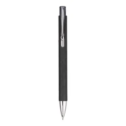 Gift Campaign Penna a sfera in cartone riciclato con dettagli cromati inchiostro nero> Penne Ecologiche