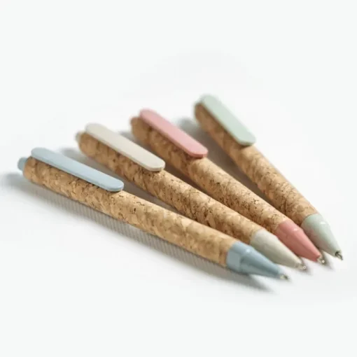 Gift Campaign Penna a sfera in fibra di grano e sughero con inchiostro nero> Penne Ecologiche