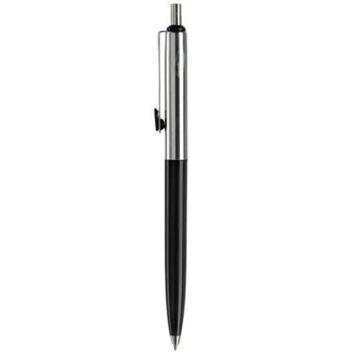 Gift Campaign Penna a sfera in metallo bicolore con pulsante e inchiostro blu> Penne In Metallo