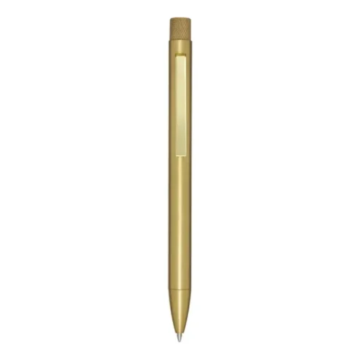 Gift Campaign Penna a sfera in ottone riciclato con clip in ferro e inchiostro nero> Penne In Metallo