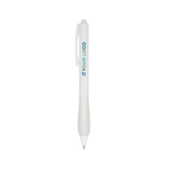 Gift Campaign Penna a sfera in plastica riciclata con fusto gommoso e inchiostro nero></noscript> Penne Di Plastica