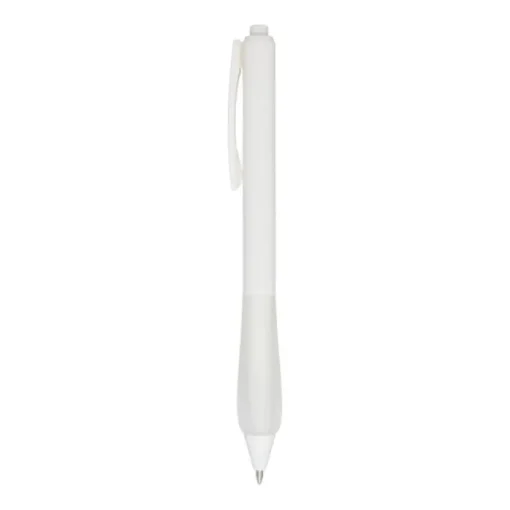 Gift Campaign Penna a sfera in plastica riciclata con fusto gommoso e inchiostro nero> Penne Di Plastica