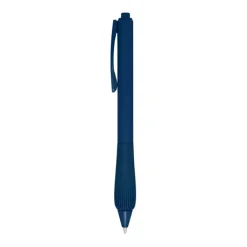 Gift Campaign Penna a sfera in plastica riciclata con fusto gommoso e inchiostro blu></noscript> Penne Di Plastica