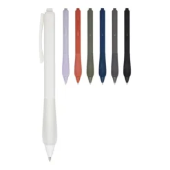 Gift Campaign Penna a sfera in plastica riciclata con fusto gommoso e inchiostro blu></noscript> Penne Di Plastica