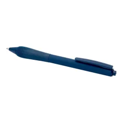 Gift Campaign Penna a sfera in plastica riciclata con fusto gommoso e inchiostro blu></noscript> Penne Di Plastica