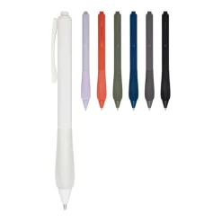 Gift Campaign Penna a sfera in plastica riciclata con fusto gommoso e inchiostro blu></noscript> Penne Di Plastica