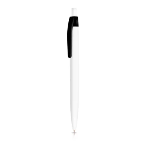 Gift Campaign Penna a sfera in plastica con clip colorata e inchiostro nero> Penne Di Plastica