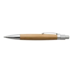 Gift Campaign Penna a sfera promozionale in bambù e metallo con inchiostro blu> Penne Ecologiche