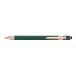Gift Campaign Penna a sfera touch con logo, clip e punta in oro rosa inchiostro blu></noscript> Penne In Metallo