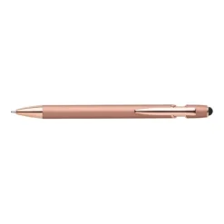 Gift Campaign Penna a sfera touch con logo, clip e punta in oro rosa inchiostro blu></noscript> Penne In Metallo