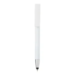 Gift Campaign Penna a sfera touch screen con supporto per cellulare e inchiostro blu> Penne Touch|Penne Di Plastica