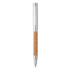 Gift Campaign Penna a sfera twist in sughero e metallo con inchiostro blu> Penne Ecologiche|Penne In Metallo