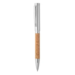 Gift Campaign Penna a sfera twist in sughero e metallo con inchiostro blu> Penne Ecologiche|Penne In Metallo