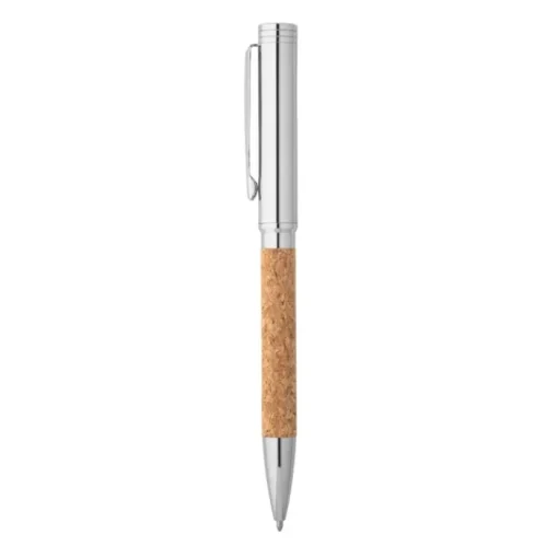 Gift Campaign Penna a sfera twist in sughero e metallo con inchiostro blu> Penne Ecologiche|Penne In Metallo