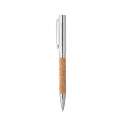 Gift Campaign Penna a sfera twist in sughero e metallo con inchiostro blu></noscript> Penne Ecologiche|Penne In Metallo