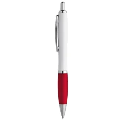 Gift Campaign Penna bianca con gomma antiscivolo colorata inchiostro blu ColorBlanc></noscript> Penne Di Plastica