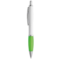 Gift Campaign Penna bianca con gomma antiscivolo colorata inchiostro blu ColorBlanc></noscript> Penne Di Plastica