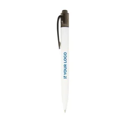 Gift Campaign Penna bianca e clip colorata in plastica riciclata e inchiostro nero></noscript> Gadget Ecologici|Penne Ecologiche