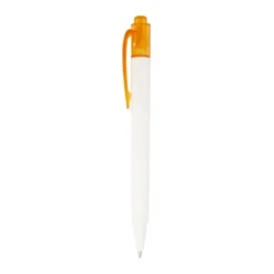 Gift Campaign Penna bianca e clip colorata in plastica riciclata e inchiostro nero></noscript> Gadget Ecologici|Penne Ecologiche