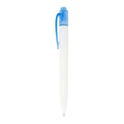 Gift Campaign Penna bianca e clip colorata in plastica riciclata e inchiostro nero></noscript> Gadget Ecologici|Penne Ecologiche