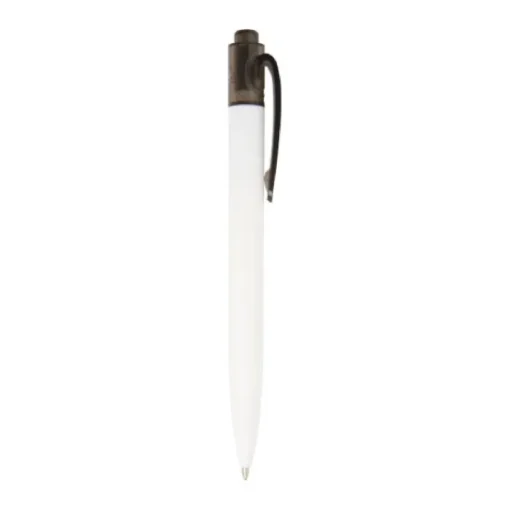 Gift Campaign Penna bianca e clip colorata in plastica riciclata e inchiostro nero> Gadget Ecologici|Penne Ecologiche