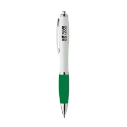 Gift Campaign Penna bianca ecologica impugnatura in colorata inchiostro blu></noscript> Penne Ecologiche|Penne Di Plastica