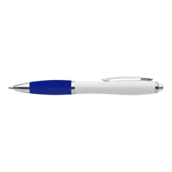 Gift Campaign Penna bianca ecologica impugnatura in colorata inchiostro blu></noscript> Penne Ecologiche|Penne Di Plastica