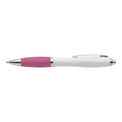 Gift Campaign Penna bianca ecologica impugnatura in colorata inchiostro blu></noscript> Penne Ecologiche|Penne Di Plastica