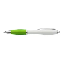 Gift Campaign Penna bianca ecologica impugnatura in colorata inchiostro blu></noscript> Penne Ecologiche|Penne Di Plastica