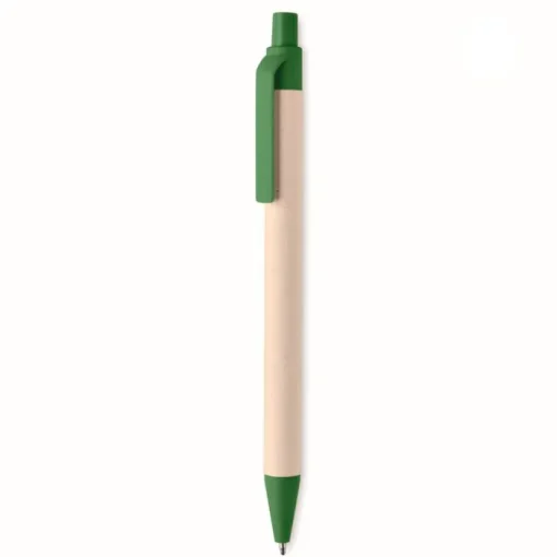 Gift Campaign Penna biodegradabile con clip e punta colorata inchiostro blu Eco Milky> Penne Ecologiche