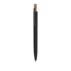 Gift Campaign Penna blu a pulsante in alluminio riciclato con corpo in sughero></noscript> Penne In Metallo
