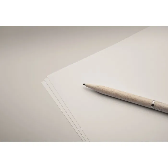 Gift Campaign Penna blu e penna in grafite senza inchiostro in paglia di grano e ABS> Penne Ecologiche