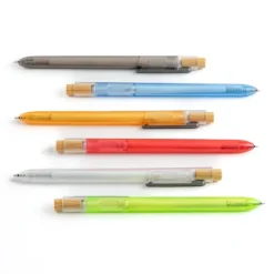 Gift Campaign Penna blu in plastica raccolta in zone costiere con pulsante in bambù></noscript> Penne Ecologiche|Penne Di Plastica