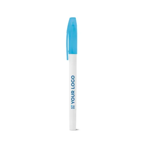 Gift Campaign Penna classica economica con cappuccio inchiostro blu Colorcap Print> Penne Di Plastica