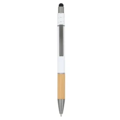 Gift Campaign Penna con dettaglio in bambù e spinner antistress inchiostro blu> Penne Ecologiche