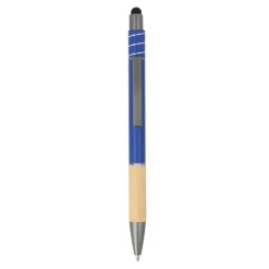 Gift Campaign Penna con dettaglio in bambù e spinner antistress inchiostro blu></noscript> Penne Ecologiche