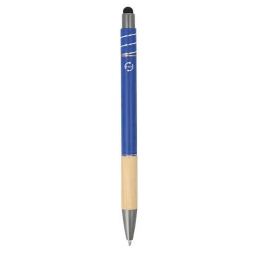 Gift Campaign Penna con dettaglio in bambù e spinner antistress inchiostro blu> Penne Ecologiche