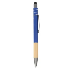Gift Campaign Penna con dettaglio in bambù e spinner antistress inchiostro blu></noscript> Penne Ecologiche