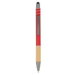 Gift Campaign Penna con dettaglio in bambù e spinner antistress inchiostro blu></noscript> Penne Ecologiche