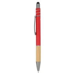 Gift Campaign Penna con dettaglio in bambù e spinner antistress inchiostro blu></noscript> Penne Ecologiche