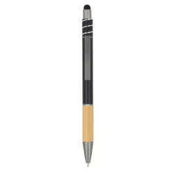 Gift Campaign Penna con dettaglio in bambù e spinner antistress inchiostro blu></noscript> Penne Ecologiche