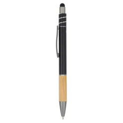 Gift Campaign Penna con dettaglio in bambù e spinner antistress inchiostro blu></noscript> Penne Ecologiche