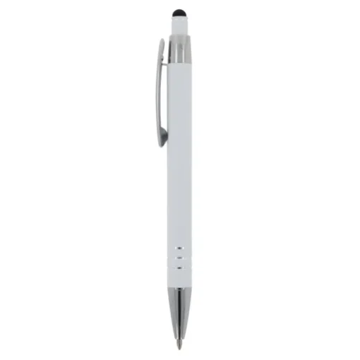 Gift Campaign Penna con finitura soft-touch 3 anelli argentati e inchiostro blu> Penne In Metallo