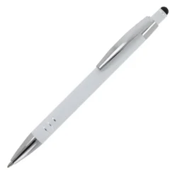 Gift Campaign Penna con finitura soft-touch 3 anelli argentati e inchiostro blu> Penne In Metallo