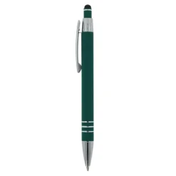 Gift Campaign Penna con finitura soft-touch 3 anelli argentati e inchiostro blu></noscript> Penne In Metallo