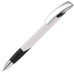 Gift Campaign Penna con impugnatura testurizzata, clip argentata e inchiostro blu> Penne Di Plastica