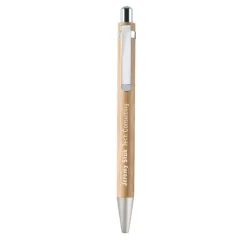 Gift Campaign Penna con inchiostro blu e Portamine con logo entrambe in Bambú></noscript> Penne Ecologiche