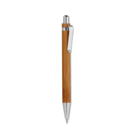 Gift Campaign Penna con inchiostro blu e Portamine con logo entrambe in Bambú></noscript> Penne Ecologiche