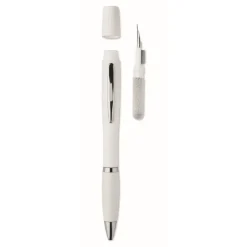 Gift Campaign Penna con inchiostro blu che include kit di pulizia per auricolari> Penne Di Plastica
